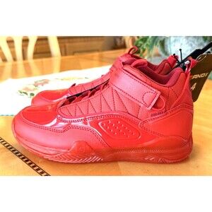 NEW And1 Red Low Top Alterna Athletic Sneakers Boys Sz 4 NWT Shoes Youth